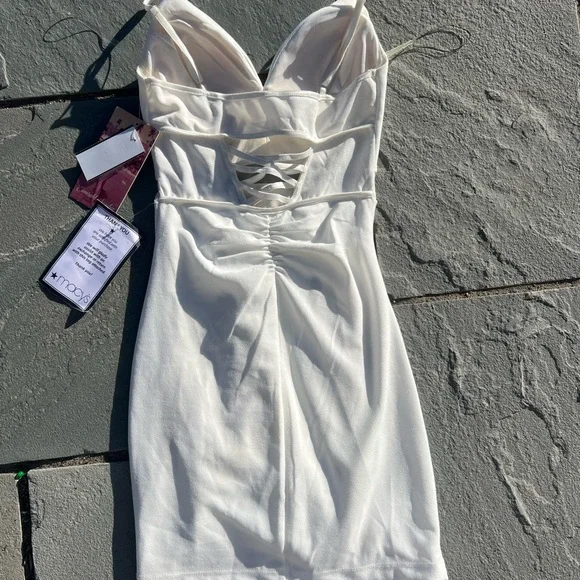 Brand New White HOCO Dress (XS) - Picture 5 of 7
